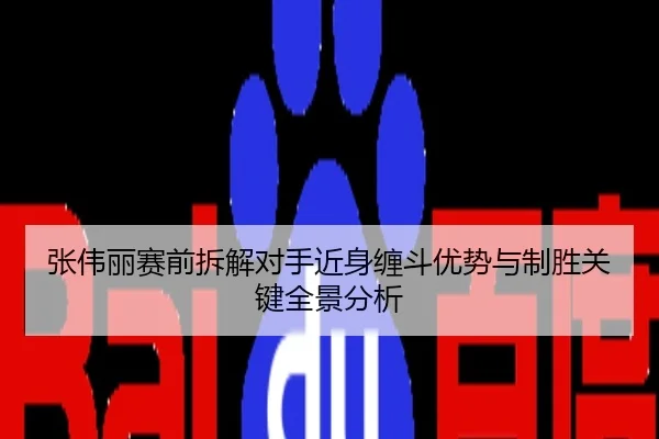 张伟丽赛前拆解对手近身缠斗优势与制胜关键全景分析